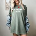 Bookish Quote Reading Lover I Love Fictional Men Women's Comfort Colors T-Shirt Berry Bookish Quote Reading Lover I Love Fictional Men Women's Comfort Colors T-Shirt Berry