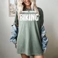Books Coffee Biking Women's Comfort Colors T-Shirt Berry