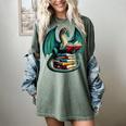 Books Dragon Reading Book Lover Women's Comfort Colors T-Shirt Berry Books Dragon Reading Book Lover Women's Comfort Colors T-Shirt Berry