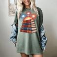 Books Fireworks 4th Of July Bookworm Patriotic Reader Women's Comfort Colors T-Shirt Berry