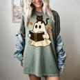 Books Ghost Reading Book Halloween Library Cat Fall Women's Comfort Colors T-Shirt Berry Books Ghost Reading Book Halloween Library Cat Fall Women's Comfort Colors T-Shirt Berry