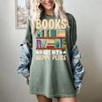 Books Are My Happy Place Women's Comfort Colors T-Shirt Berry