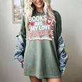 Books Are My Love Language Valentines Book Lover Teacher Women's Comfort Colors T-Shirt Berry Books Are My Love Language Valentines Book Lover Teacher Women's Comfort Colors T-Shirt Berry