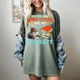 BOOKS AND MAINE COONS ARE MY THERAPY Main Coon Women's Comfort Colors T-Shirt Berry