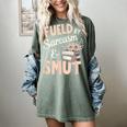 Bookworm Fueled By Sarcasm And Smut Book Reading Women's Comfort Colors T-Shirt Berry