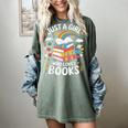 Bookworm Just A Girl Who Loves Books Women's Comfort Colors T-Shirt Berry