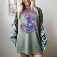 Bookwyrm Just a Girl Who Loves Dragons Books Dragon Reader Women's Comfort Colors T-Shirt Berry