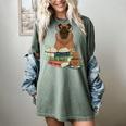 Capybara Glasses Reading Books Capybara Nerd Bookworm Women's Comfort Colors T-Shirt Berry