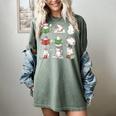 Cat Reading Book Funny Christmas Cat Book Lover Librarian Men Women Kids Women's Comfort Colors T-Shirt Berry