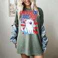 Childless Cat Ladies Vote Kamala Harris Cute Comic Book Cat Women's Comfort Colors T-Shirt Berry