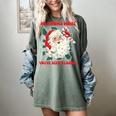 Christmas Bookish He Knows What You'Ve Been Reading Women Women's Comfort Colors T-Shirt Berry