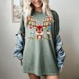 Christmas Librarian Reindeer Matching Book Lover Women's Comfort Colors T-Shirt Berry