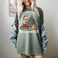 Christmas Outfit I Prefer Halloween Book Reading Skeleton Women's Comfort Colors T-Shirt Berry