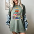 Christmas Tree Made Of Books Librarian Reader Holiday Women's Comfort Colors T-Shirt Berry