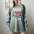 I Closed My Book To Be Here Books Lover Bookworm Women's Comfort Colors T-Shirt Berry