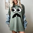 Creepy Face Carrot Halloween Book Character Costume Women's Comfort Colors T-Shirt Berry