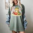 Crocodile Reading Book Watercolor Flowers Kids Women's Comfort Colors T-Shirt Berry Crocodile Reading Book Watercolor Flowers Kids Women's Comfort Colors T-Shirt Berry