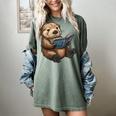 Cute Book Sea Otter Women's Comfort Colors T-Shirt Berry