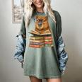 Cute Capybara Reading Books Animal Capybara Bookworms Women's Comfort Colors T-Shirt Berry
