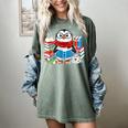 Cute Christmas A Penguin Reading Book Snowflake Hot Teacher Women's Comfort Colors T-Shirt Berry Cute Christmas A Penguin Reading Book Snowflake Hot Teacher Women's Comfort Colors T-Shirt Berry