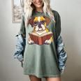 Cute Dog Boxer Reading Book Women's Comfort Colors T-Shirt Berry