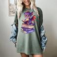 Cute Dragon Read Books Be Kind Stay Weird Book Lover Women's Comfort Colors T-Shirt Berry