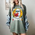 Cute Ghost Reading Book Retro Halloween Librarian Women's Comfort Colors T-Shirt Berry Cute Ghost Reading Book Retro Halloween Librarian Women's Comfort Colors T-Shirt Berry