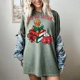 Cute Gingerbread Man Reading Book Nerd Christmas Bookish Women's Comfort Colors T-Shirt Berry Cute Gingerbread Man Reading Book Nerd Christmas Bookish Women's Comfort Colors T-Shirt Berry