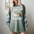 Cute Glasses Read Books & Pet My Maltese Lover Women's Comfort Colors T-Shirt Berry