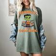 Cute Halloween Teacher Librarian Frankenstein Reading Books Women's Comfort Colors T-Shirt Berry Cute Halloween Teacher Librarian Frankenstein Reading Books Women's Comfort Colors T-Shirt Berry