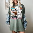 Cute Polar Bear Is Reading a Book Reading Polar Bear Women's Comfort Colors T-Shirt Berry