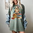 Cute Reading Chicken With Glasses Books Bookworm Reader Book Women's Comfort Colors T-Shirt Berry