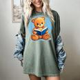 Cute Teddy Bear Reading Book Fun Women's Comfort Colors T-Shirt Berry Cute Teddy Bear Reading Book Fun Women's Comfort Colors T-Shirt Berry