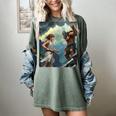David And Goliath Bible Book Of Samuel King David Comic Women's Comfort Colors T-Shirt Berry