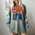 Dead Roast Coffee Comic Book Cover Style Skeleton Barista Women's Comfort Colors T-Shirt Berry Dead Roast Coffee Comic Book Cover Style Skeleton Barista Women's Comfort Colors T-Shirt Berry