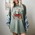 Dear Santa More Book Please Christmas Book Librarian Women's Comfort Colors T-Shirt Berry