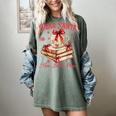 Dear Santa More Books Please Coquette Bow Books Christmas Women's Comfort Colors T-Shirt Berry Dear Santa More Books Please Coquette Bow Books Christmas Women's Comfort Colors T-Shirt Berry
