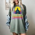 Death Gothic Support Your Local Library Lovers Book Women's Comfort Colors T-Shirt Berry