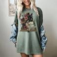 Dog Book Flower Women's Comfort Colors T-Shirt Berry