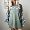 I Don't Like People Sarcastic Humanity Hater Introvert Women's Comfort Colors T-Shirt Berry