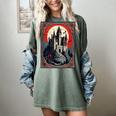 Dracula's Castle Book Cover Illustration Women's Comfort Colors T-Shirt Berry