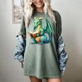 Dragon With Book Women's Comfort Colors T-Shirt Berry Dragon With Book Women's Comfort Colors T-Shirt Berry