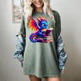 Dragon Reading a Book Bookworm Book Lover Women's Comfort Colors T-Shirt Berry Dragon Reading a Book Bookworm Book Lover Women's Comfort Colors T-Shirt Berry