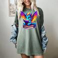 Dragon Reading a Book Bookworm Book Women's Comfort Colors T-Shirt Berry