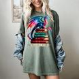 Dragons And Books Dragonworm Book Lover Reading Women's Comfort Colors T-Shirt Berry