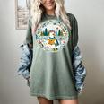Duck Wilderness Book Reading Illustration Floral Women's Comfort Colors T-Shirt Berry