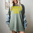 Dungeon Crawler Carl Yellow Text Logo LitRPG Series Book Women's Comfort Colors T-Shirt Berry Dungeon Crawler Carl Yellow Text Logo LitRPG Series Book Women's Comfort Colors T-Shirt Berry