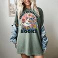 Easily Distracted By Books Read Goose Lover Bookworm Reading Women's Comfort Colors T-Shirt Berry