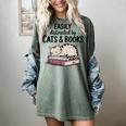 Easily Distracted By Cats And Books Cute Book Lover Women's Comfort Colors T-Shirt Berry Easily Distracted By Cats And Books Cute Book Lover Women's Comfort Colors T-Shirt Berry