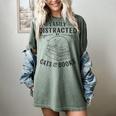 Easily Distracted By Cats And Books For Women Women's Comfort Colors T-Shirt Berry